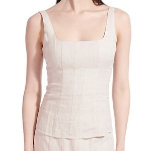 Staud Wells Linen Tank size 12